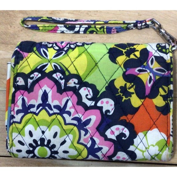 Vera Bradley Women's Multi-Color Quilted Turnlock Wallet - Picture 3 of 5